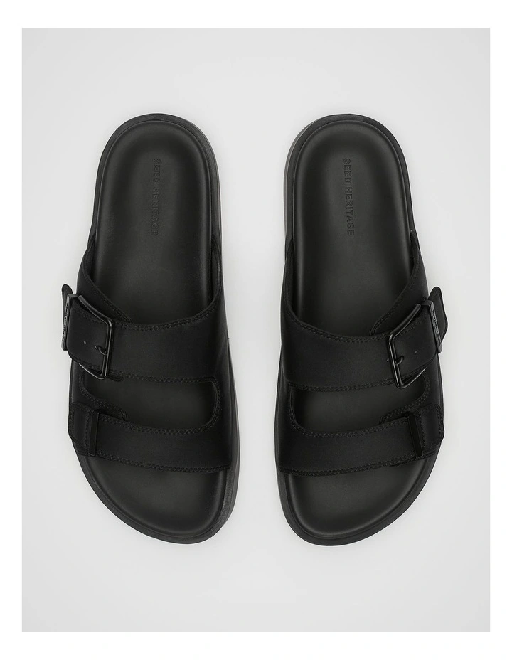 Alena Neoprene Slide in Black image 4