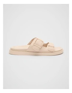 Alena Neoprene Slide in Ecru