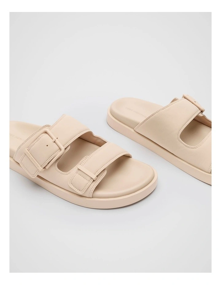 Alena Neoprene Slide in Ecru image 3