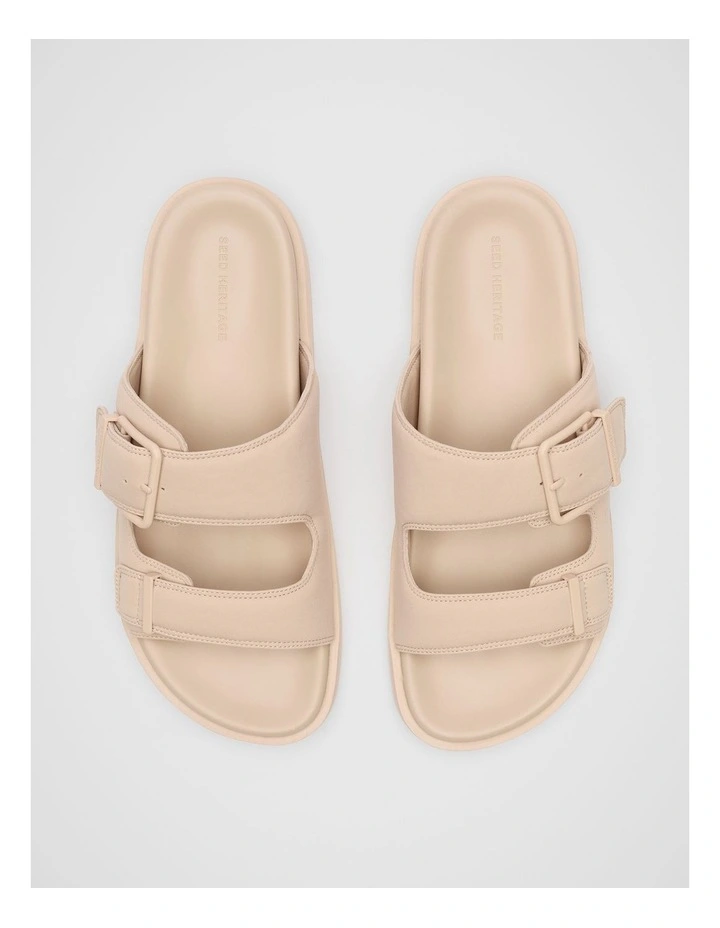 Alena Neoprene Slide in Ecru image 4