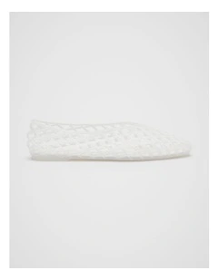 Brodie Jelly Ballet Flat in Bone