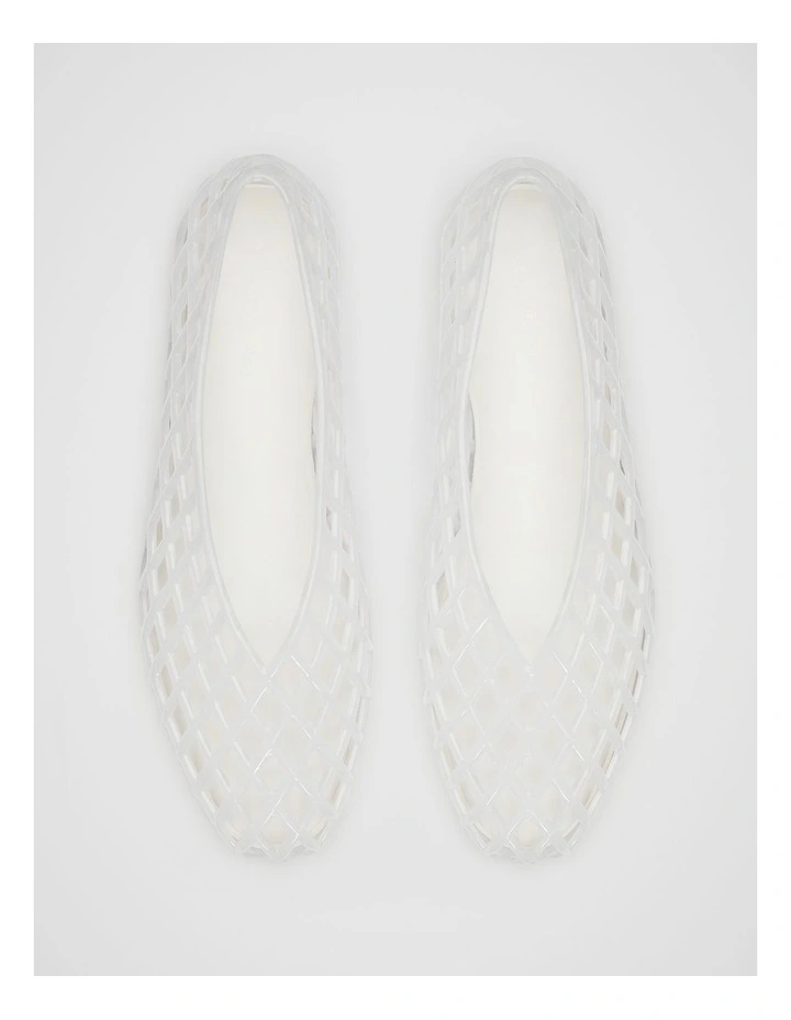 Brodie Jelly Ballet Flat in Bone image 3