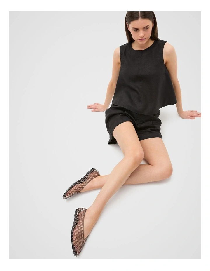 Brodie Jelly Ballet Flat in Smoke image 2