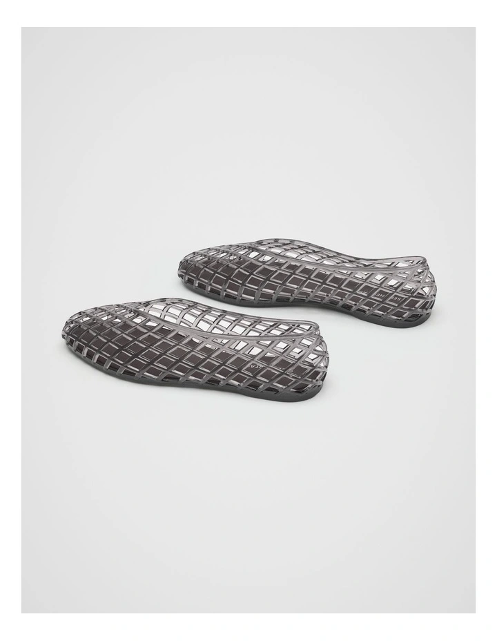 Brodie Jelly Ballet Flat in Smoke image 4