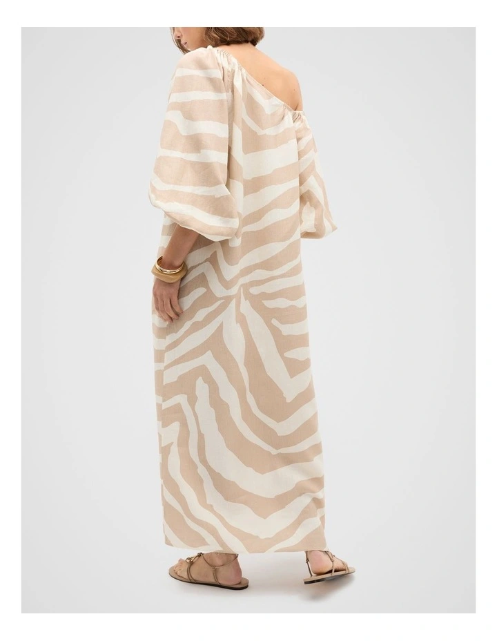 Maxi Dress in Abstract Animal image 2