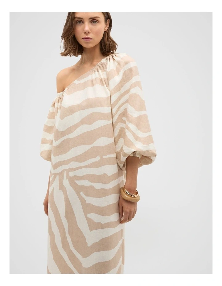 Maxi Dress in Abstract Animal image 3