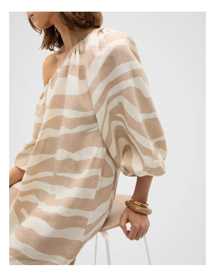 Maxi Dress in Abstract Animal image 4