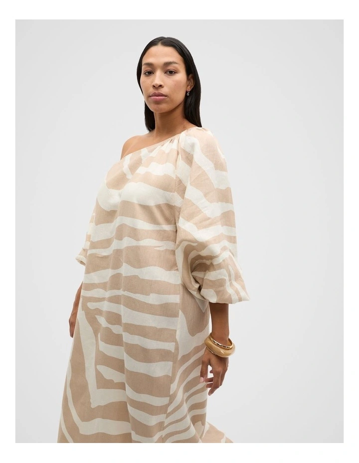 Maxi Dress in Abstract Animal image 5