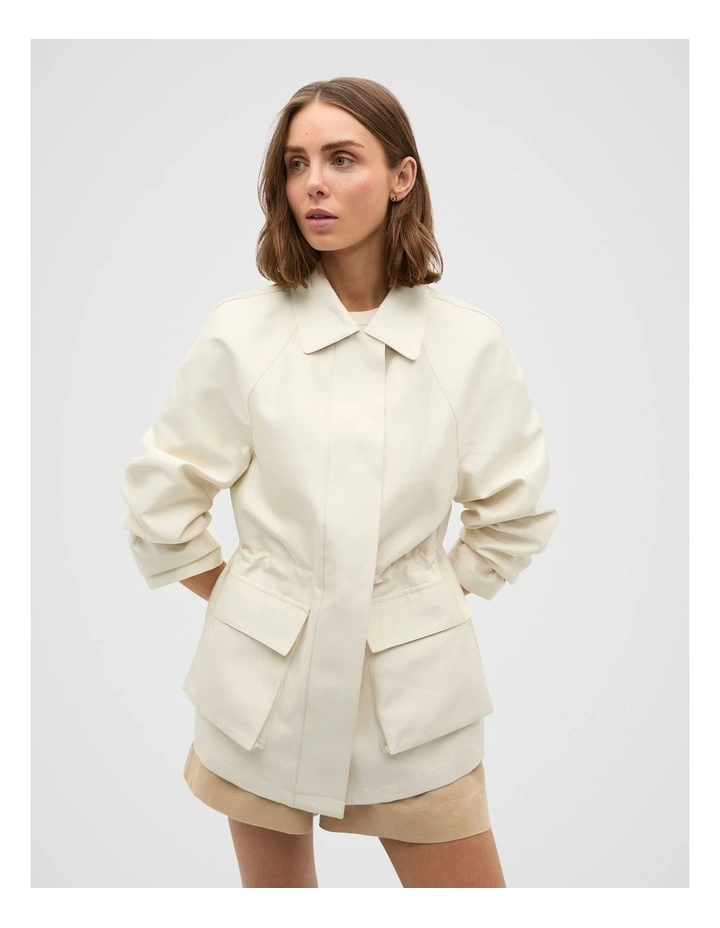 Minimalist Anorak in Buttercream image 1