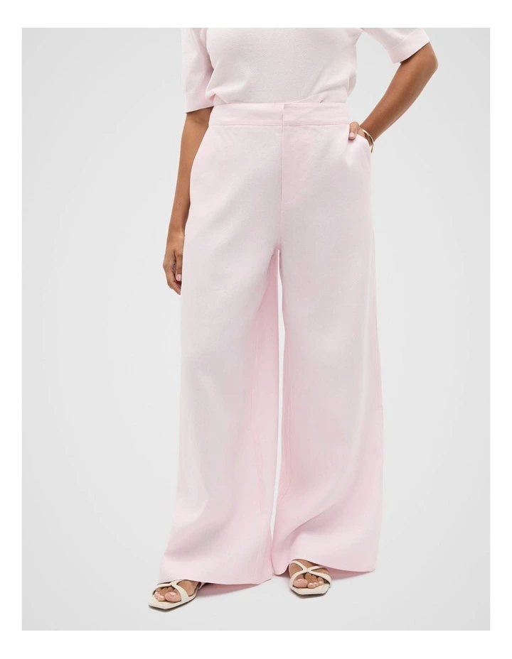 Tailored Linen Pant in Primrose image 5