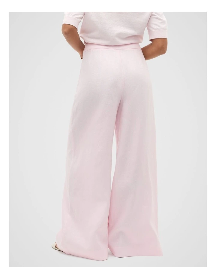 Tailored Linen Pant in Primrose image 6