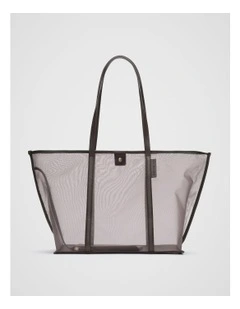 Mesh Tote in Chocolate