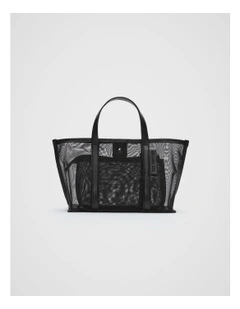 Mesh Mini Tote in Black