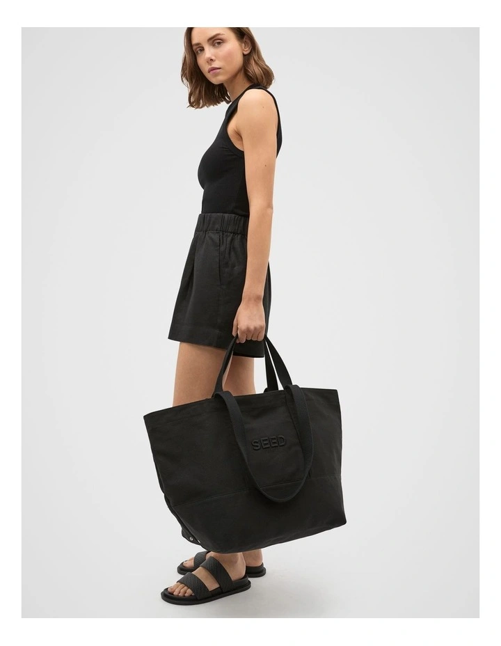 Overnight Tote in Black image 2