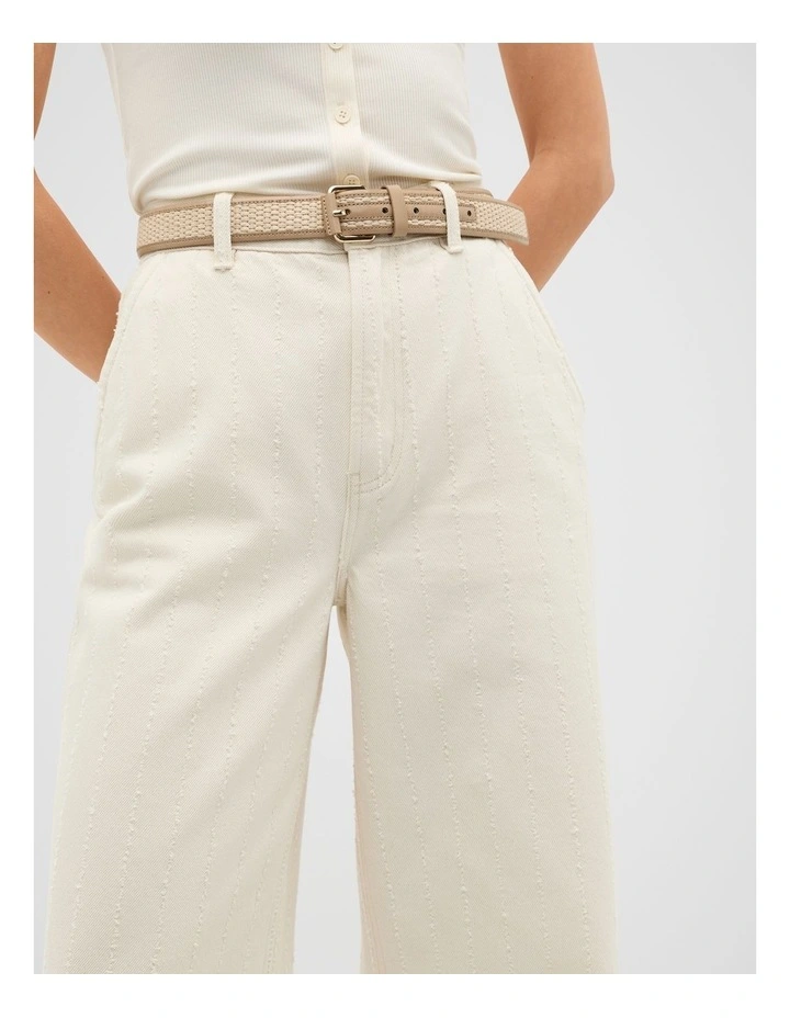 Allegra Belt in Iced Latte image 2