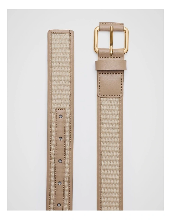 Allegra Belt in Iced Latte image 3