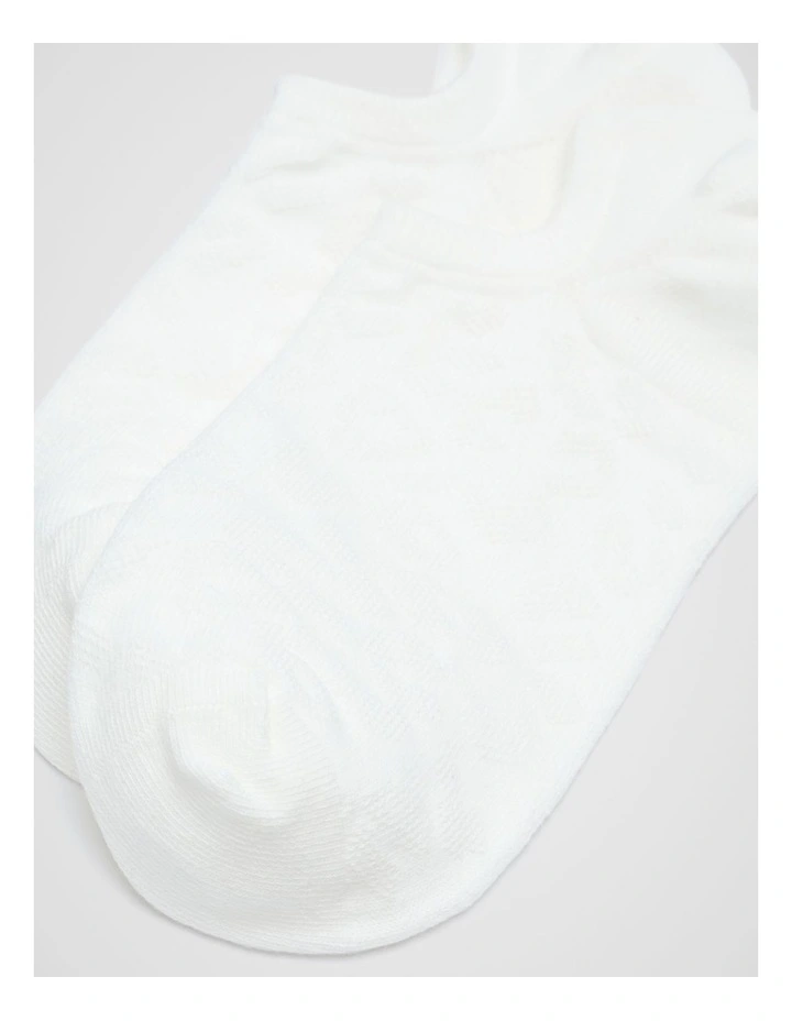 Ocelot Mesh Texture Sock in Cream image 2