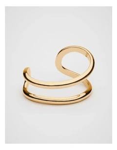 Double Strand Cuff in Gold