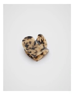 Tort Heart Claw in Milky Tort