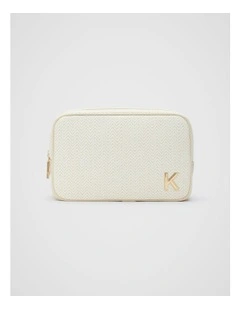 Initials Make Up Bag - K