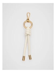 Knot Detail Keyring in Stone