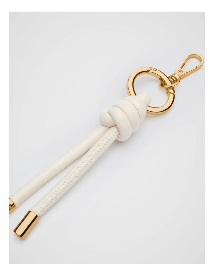 Knot Detail Keyring in Stone image 2