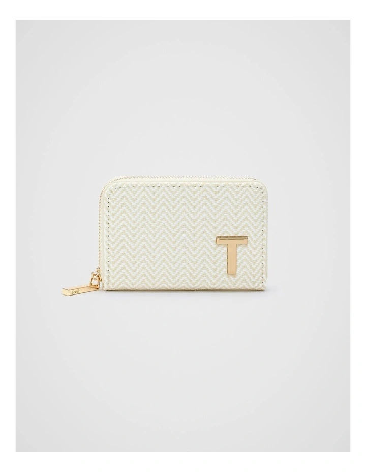 Initials Coin Purse - T image 1