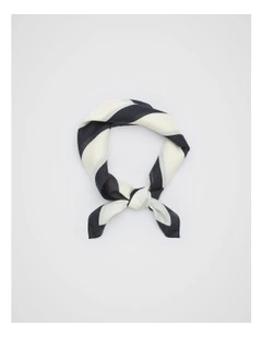 Printed Headscarf in Cream