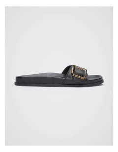 Asher Buckle Slide in Black