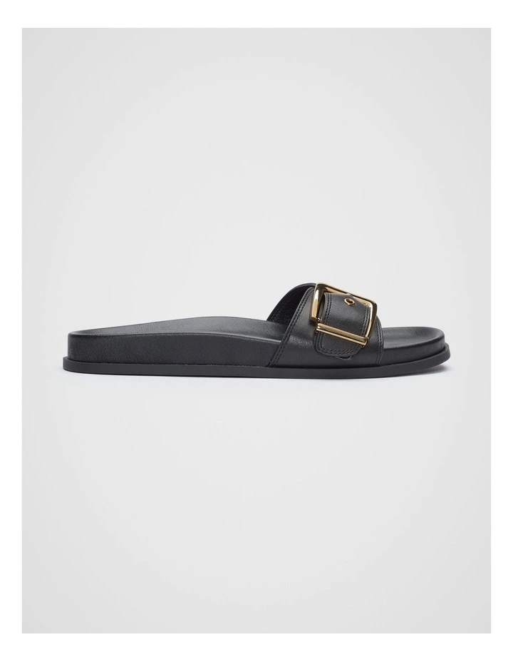 Asher Buckle Slide in Black image 1