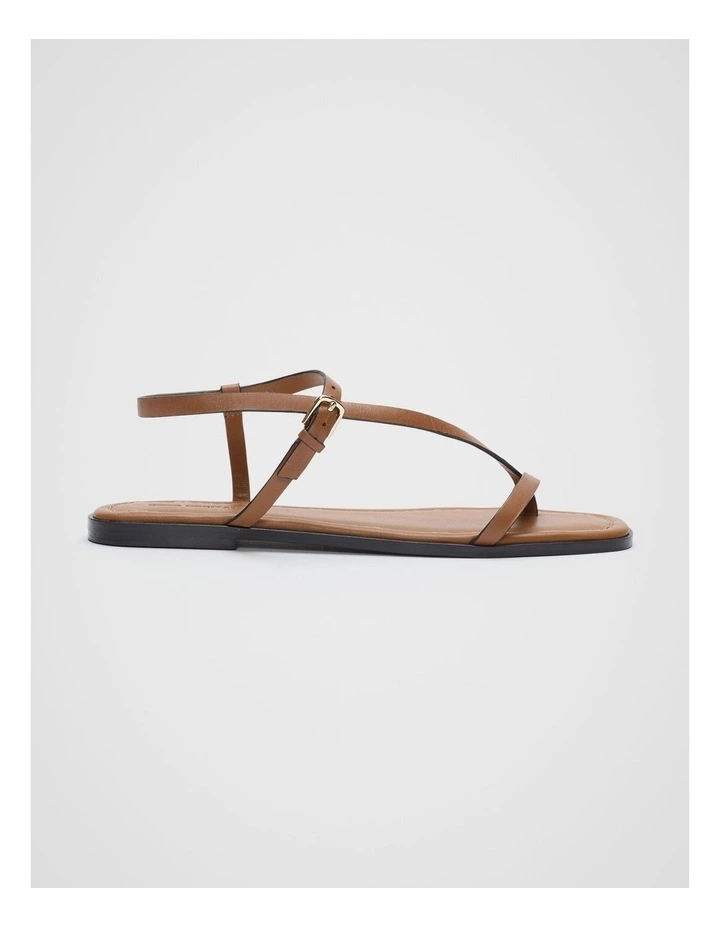 Paloma Sandal in Deep Tan image 1