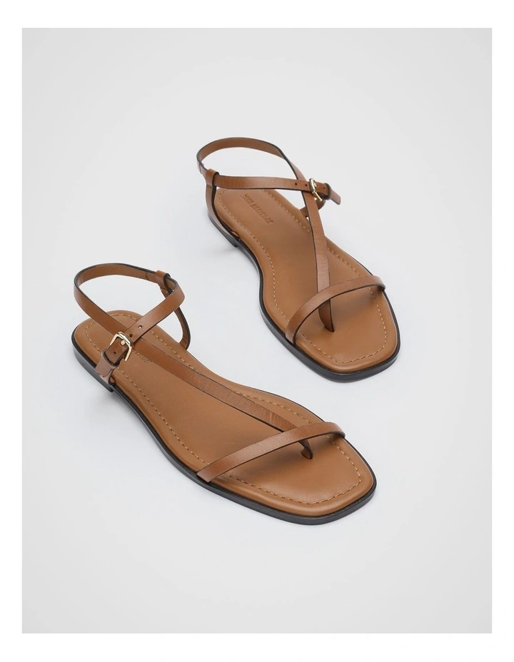 Paloma Sandal in Deep Tan image 3