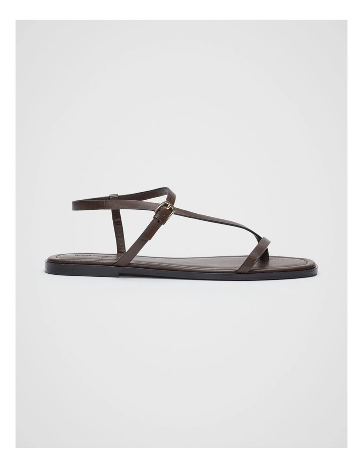 Paloma Sandal in Chocolate image 1