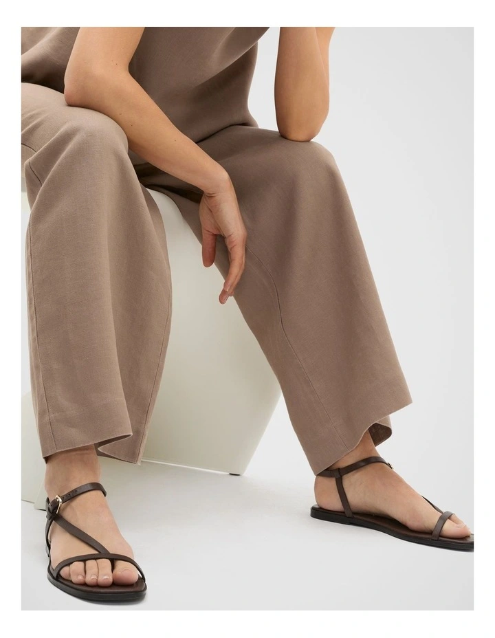 Paloma Sandal in Chocolate image 2