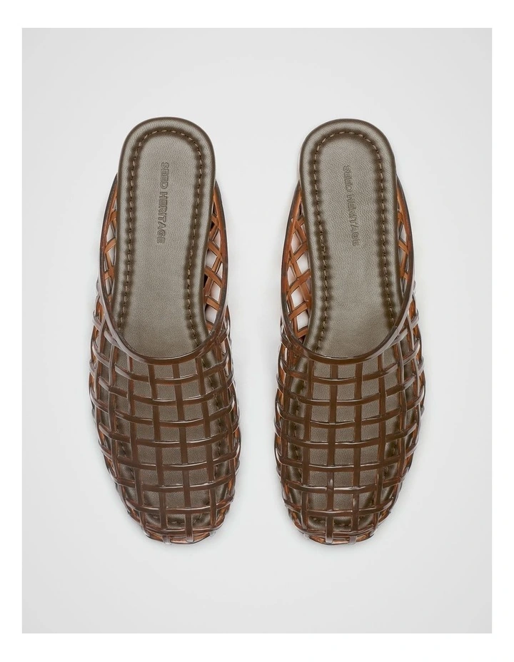 Caged Jelly Mule in Chocolate image 4