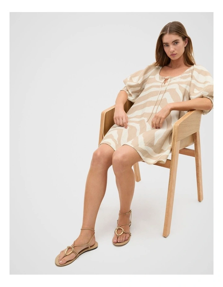 Etta Ring Detail Sandal in Iced Latte image 2