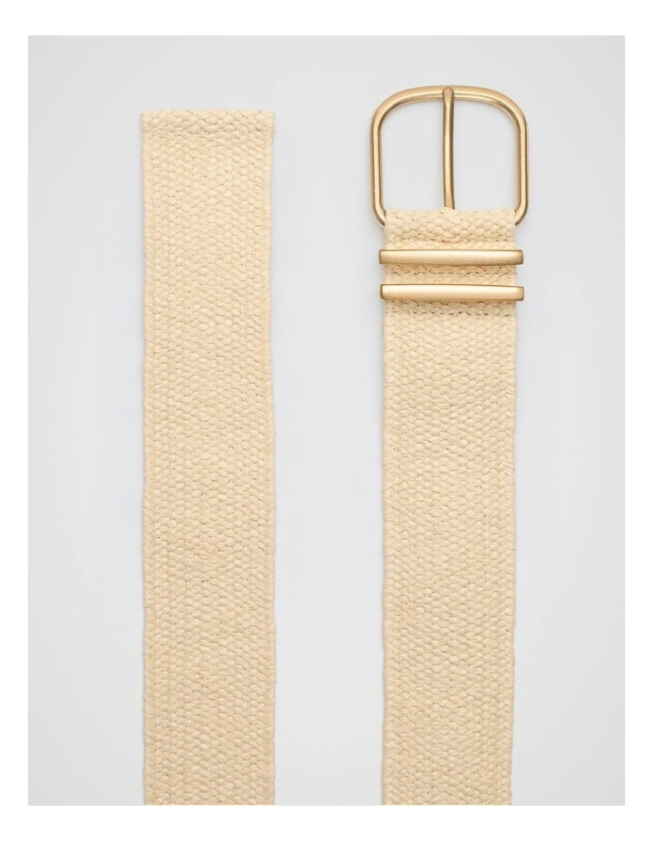 Fiora Stretch Belt in Natural image 3