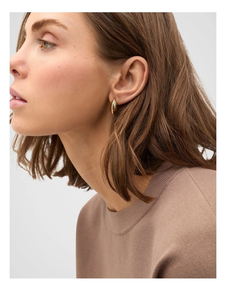 Teardrop Earrings Pack in Gold image 2