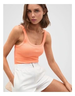 Core Rib Tank in Orange