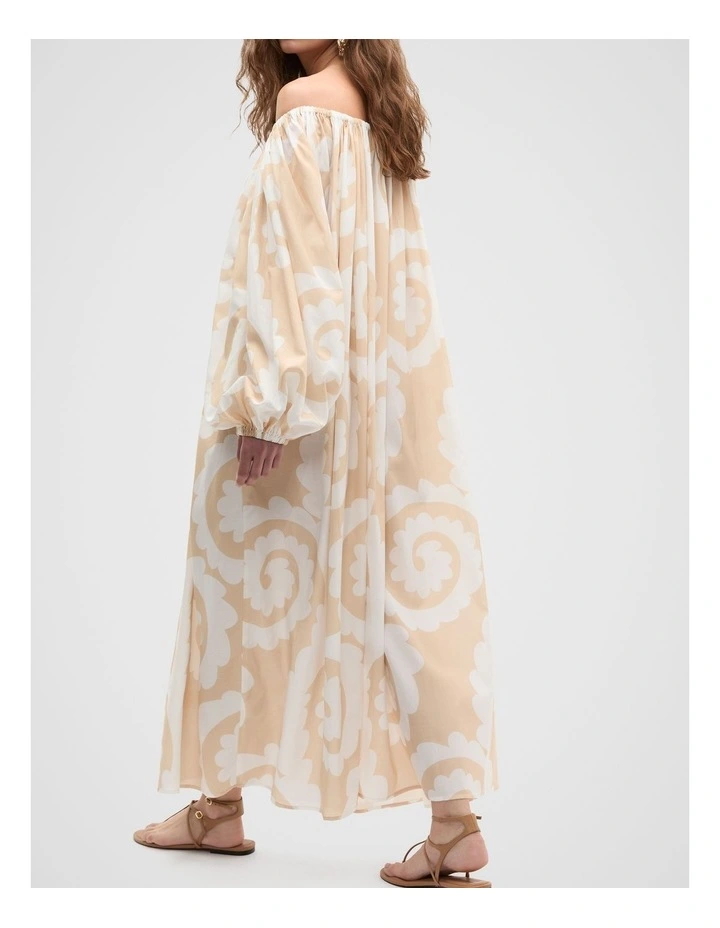 Retro Swirl Maxi Dress image 2