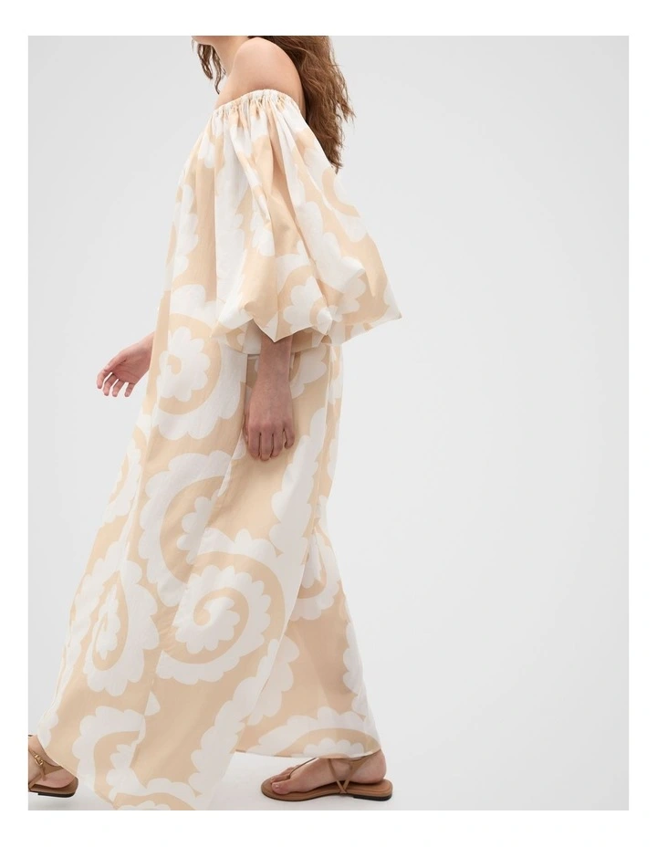 Retro Swirl Maxi Dress image 4