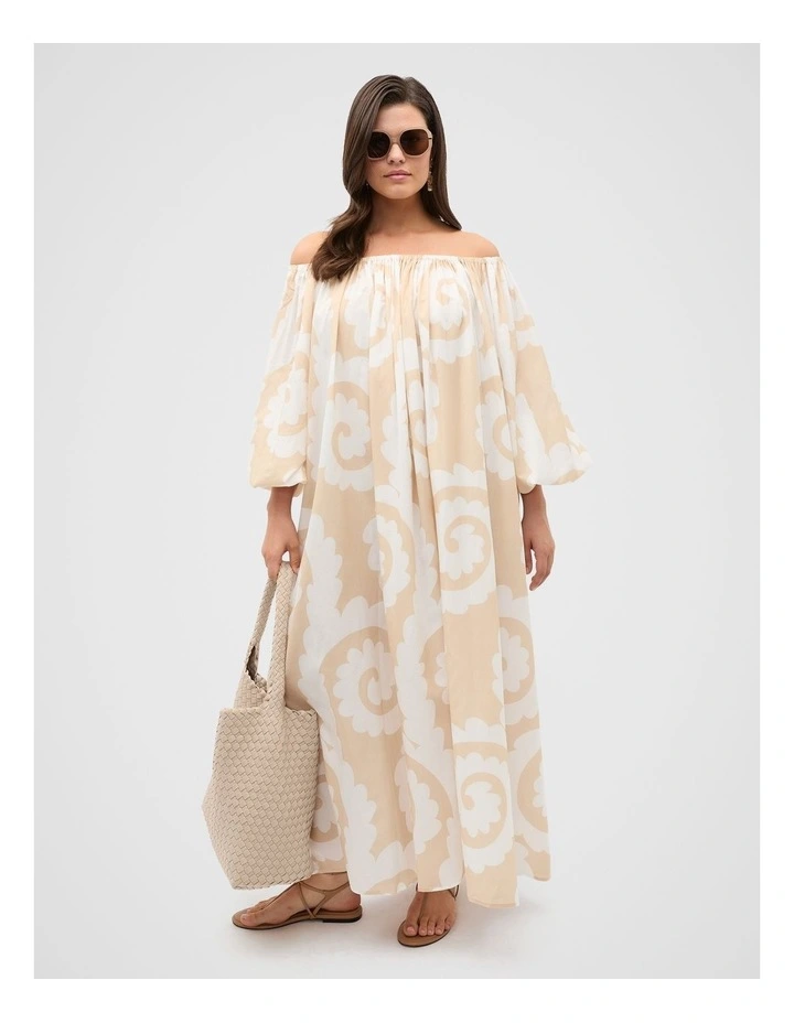 Retro Swirl Maxi Dress image 5