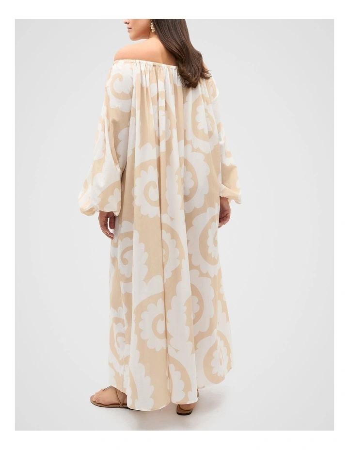 Retro Swirl Maxi Dress image 6