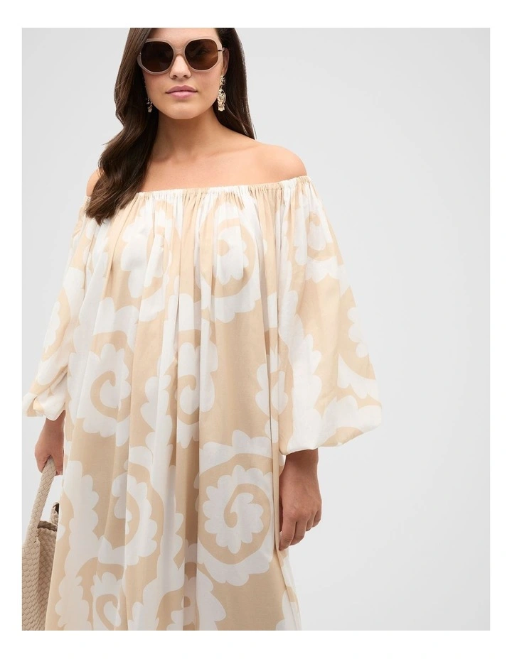 Retro Swirl Maxi Dress image 7