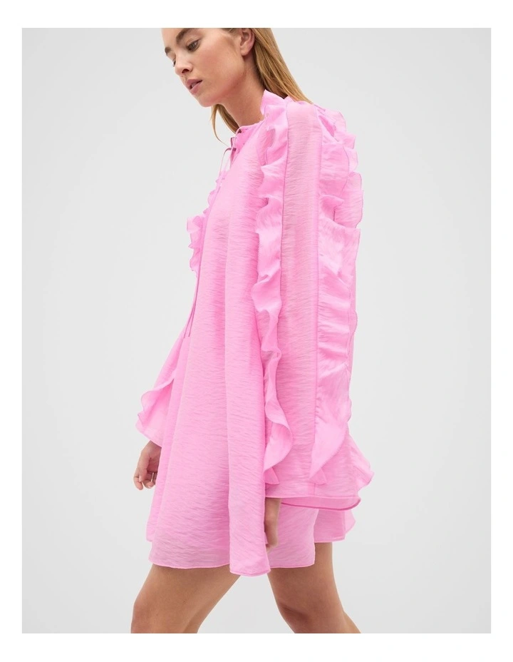 Ruffle Mini Dress in Fairy Floss image 3