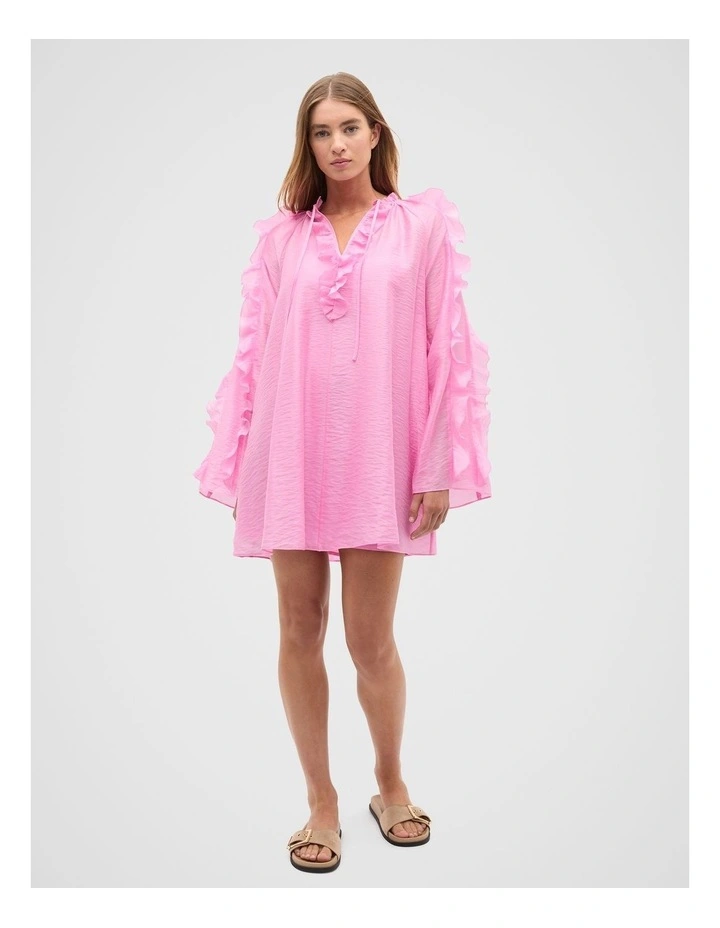 Ruffle Mini Dress in Fairy Floss image 4