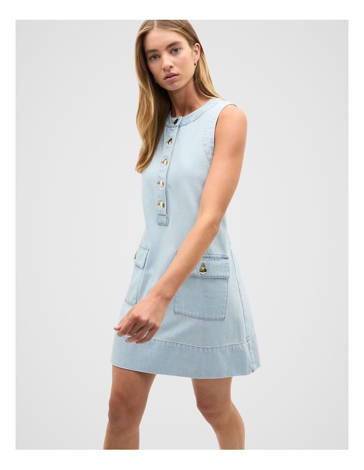 seed denim dress womens Denim V Neck Mini Dress by Seed Heritage Online | THE ICONIC