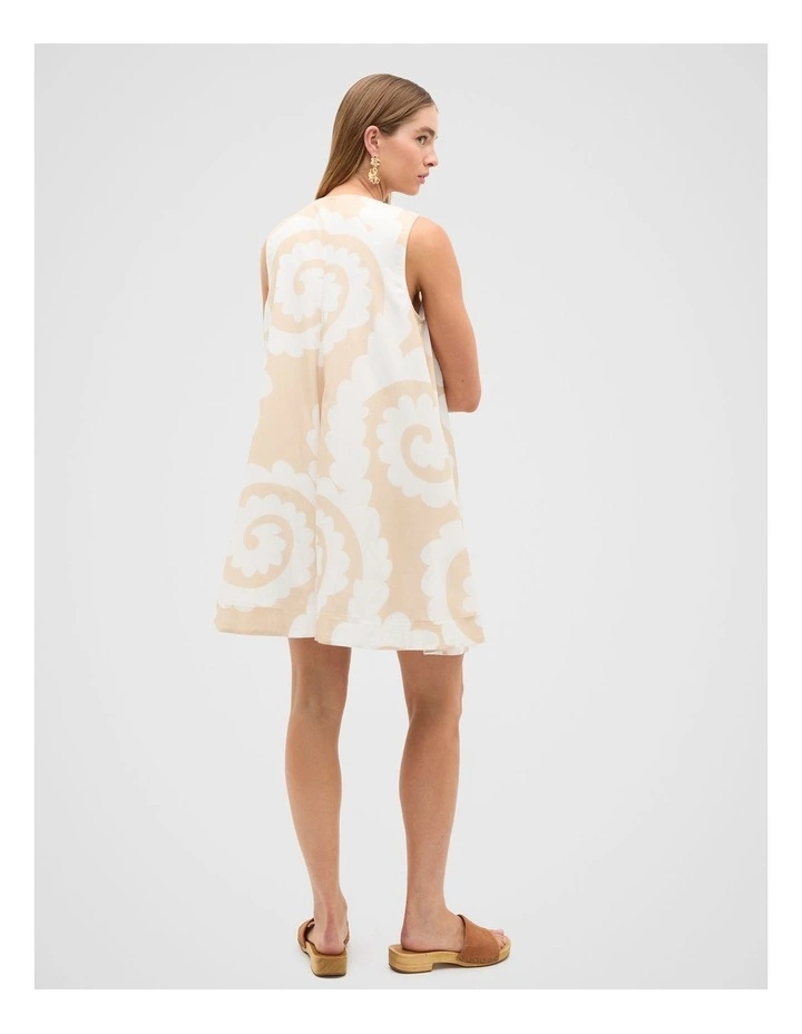 Mini Dress in Retro Swirl image 2