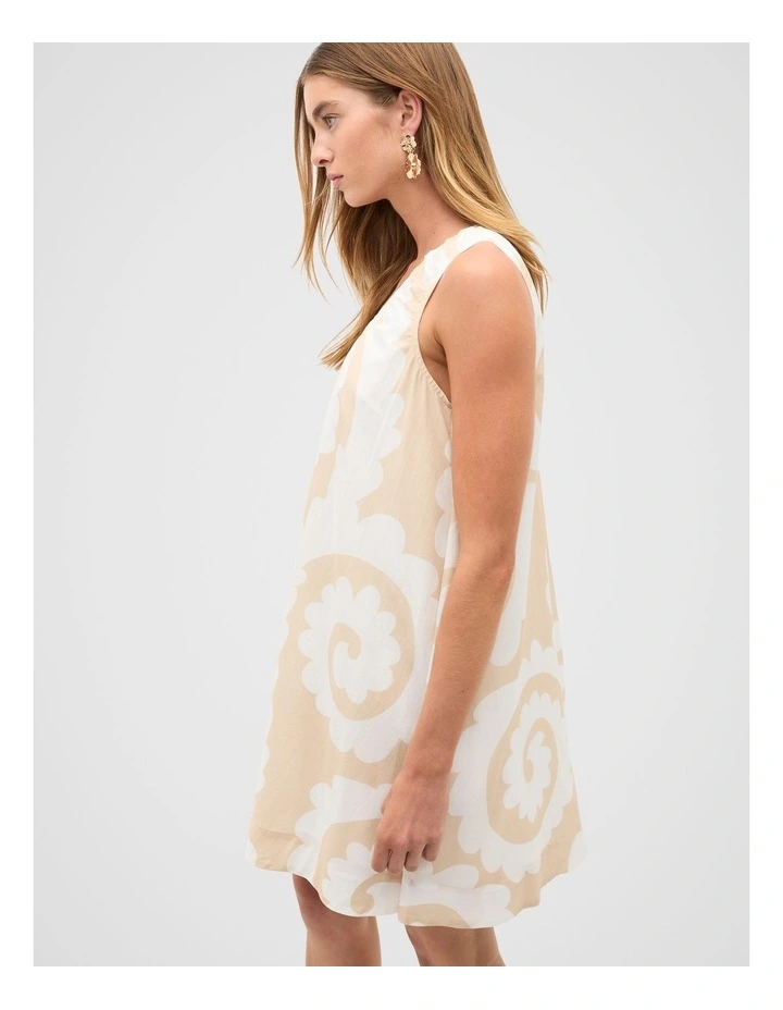 Mini Dress in Retro Swirl image 4