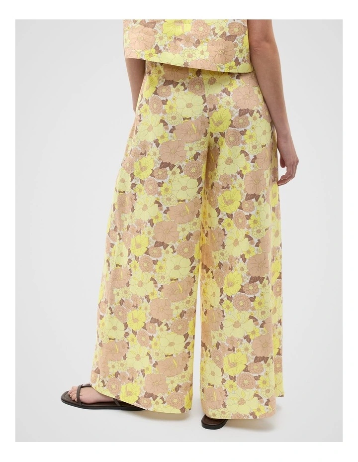 Linen Vintage Floral Pant image 2